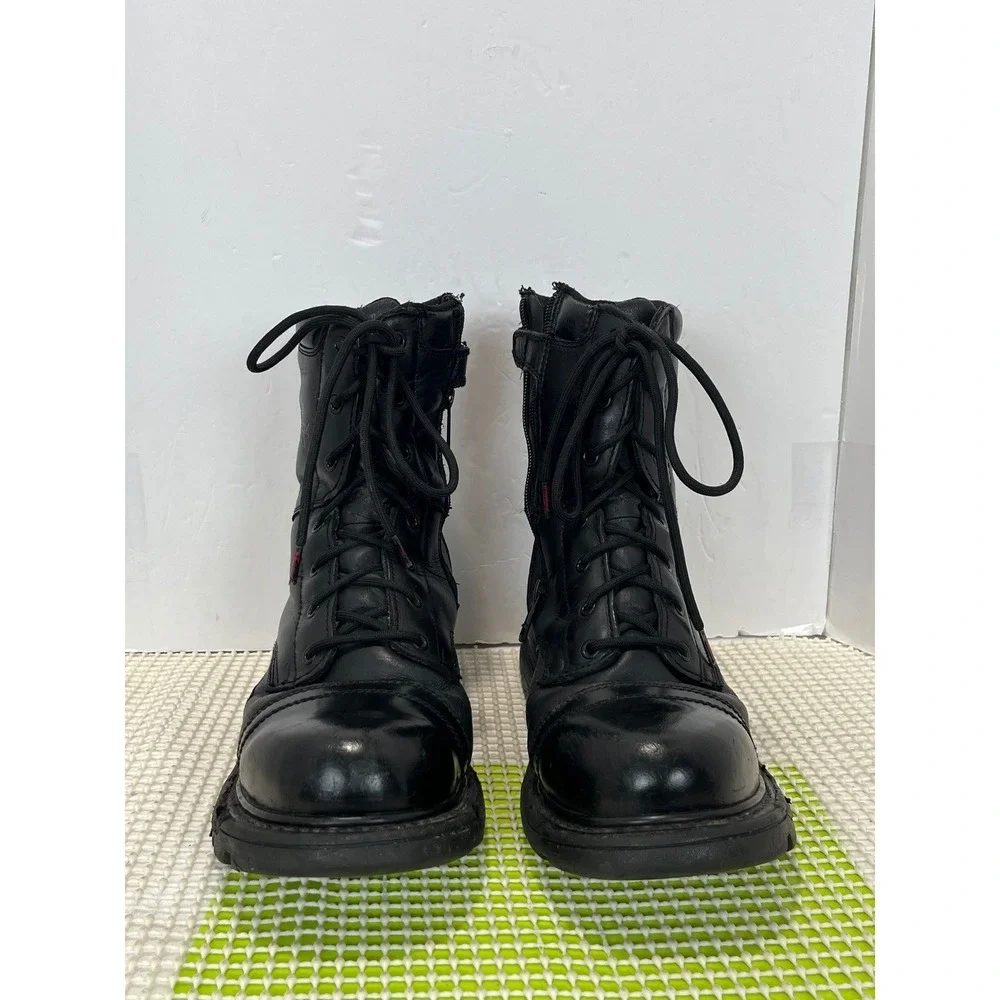 Thorogood Gen-Flex2 Tactical Duty Boots Men's 10.5 Womens Black Leather Side Zip